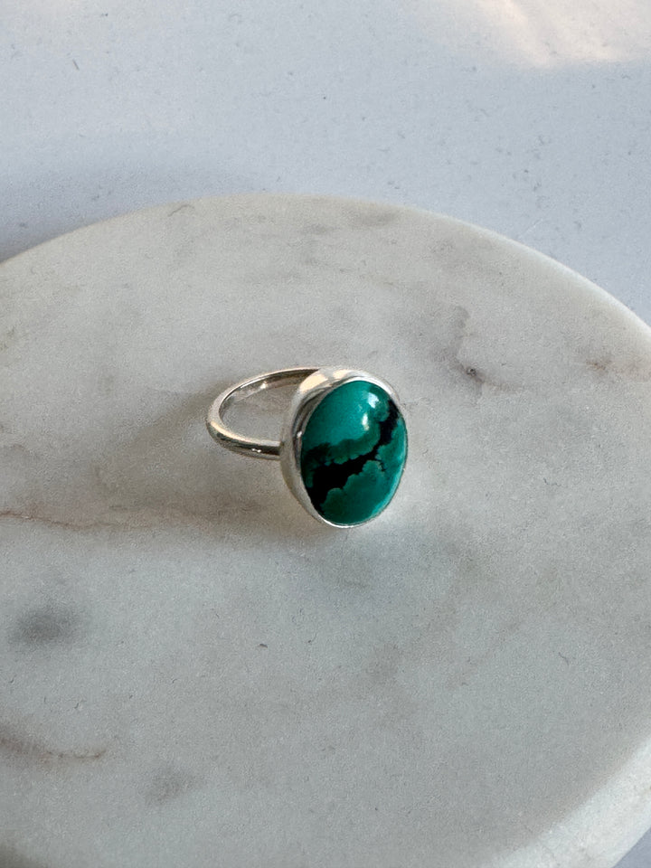 Oval Turquoise Ring