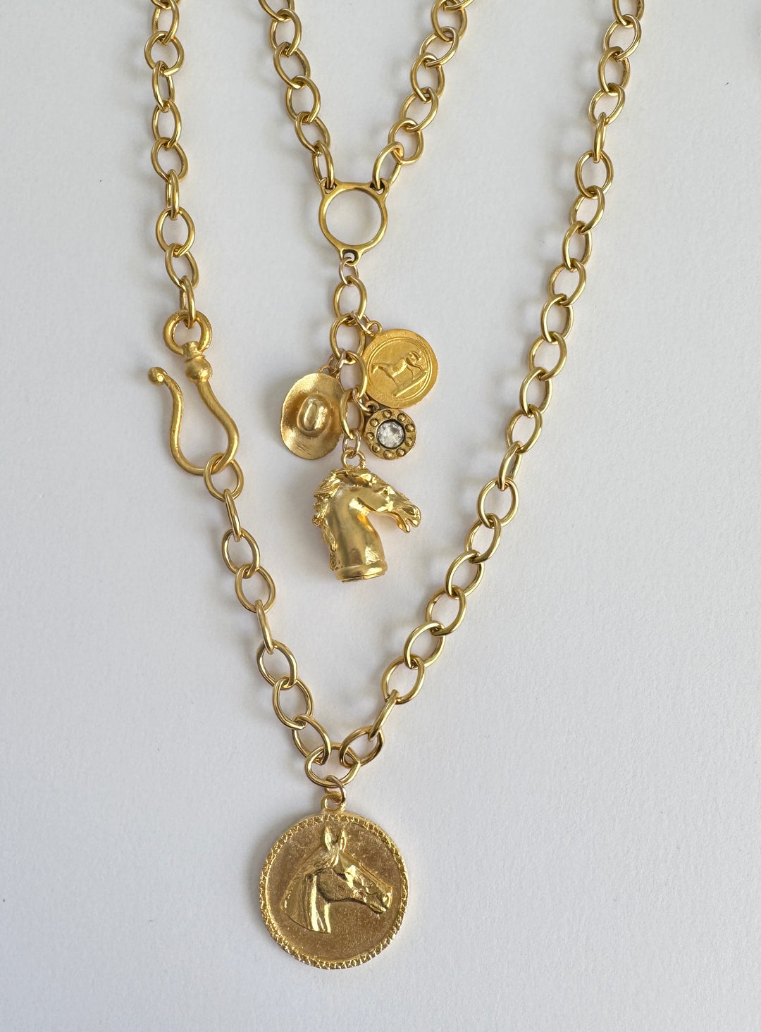 Gold Stallion Necklace