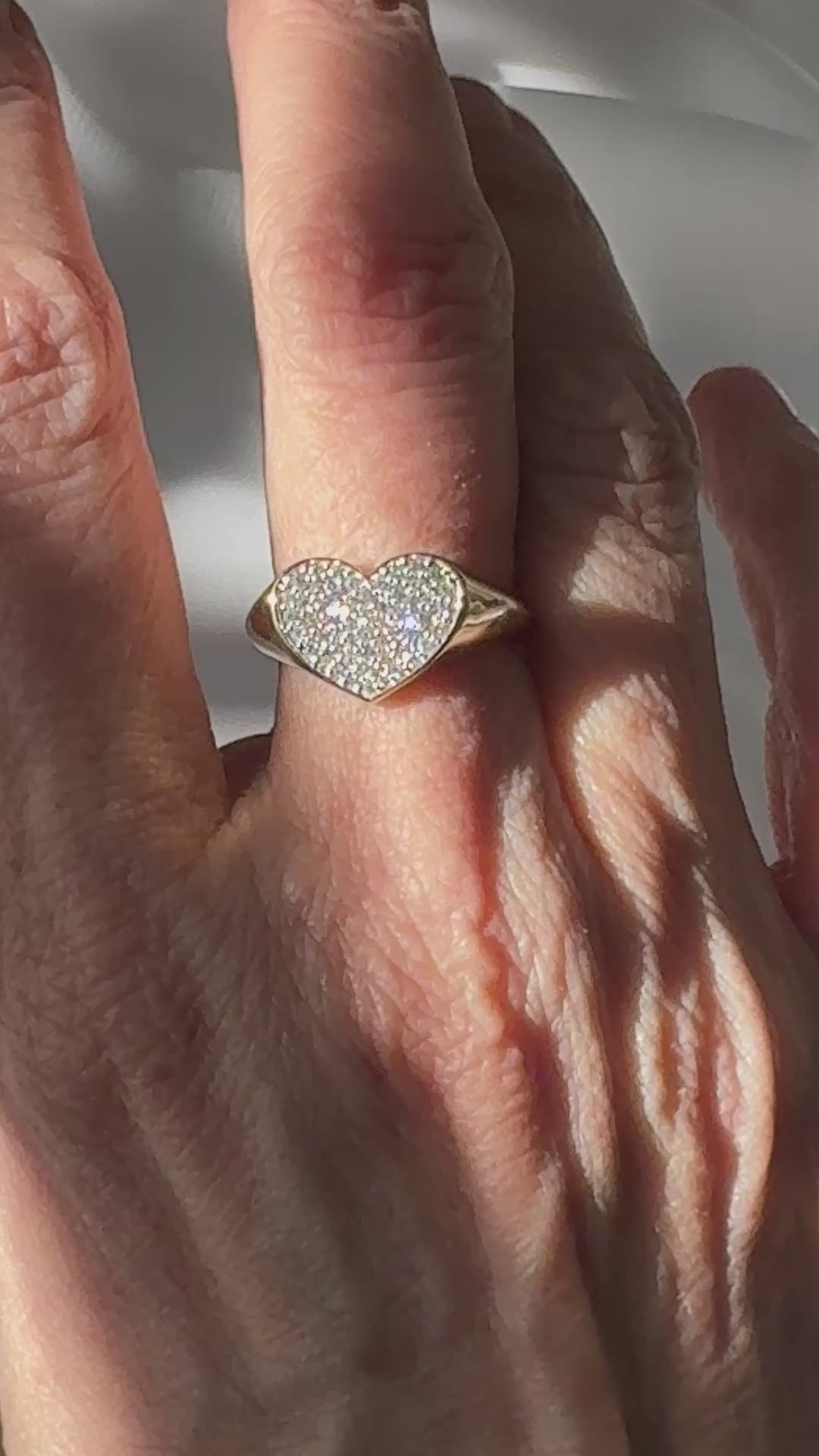 Heart Strings Diamond Ring