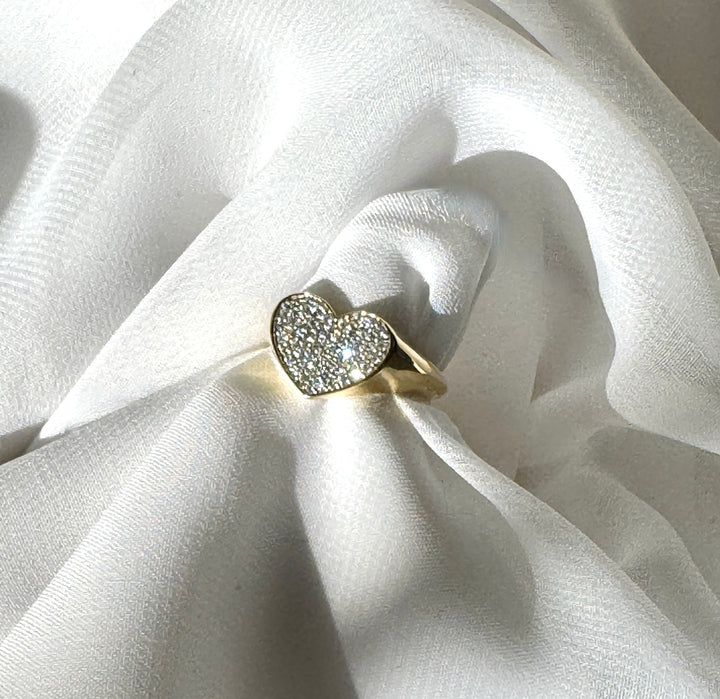 Heart Strings Diamond Ring