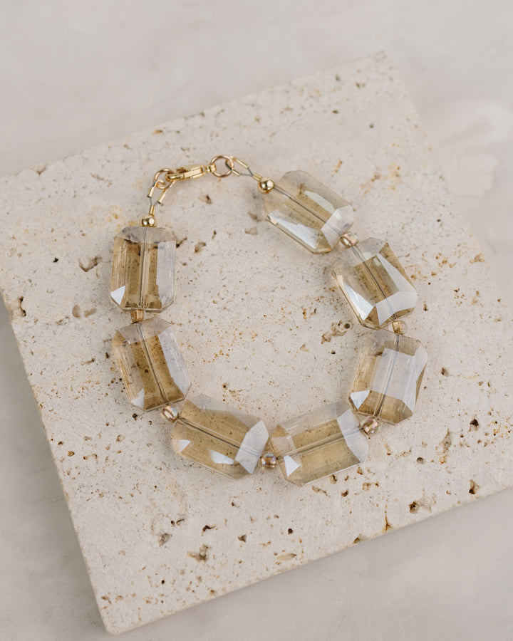 Champagne Wishes Crystal Bracelet