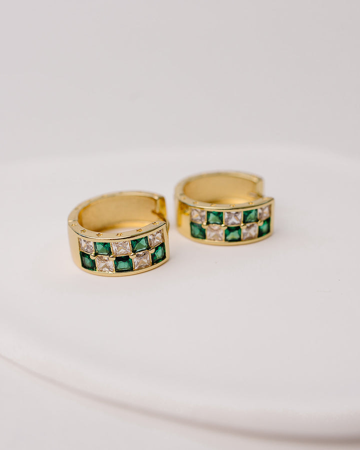 Checker Board Earrings