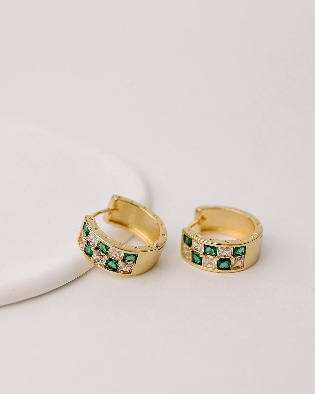 Checker Board Earrings