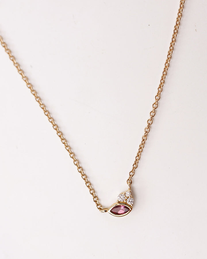 Embrace Tourmaline and Diamond Necklace