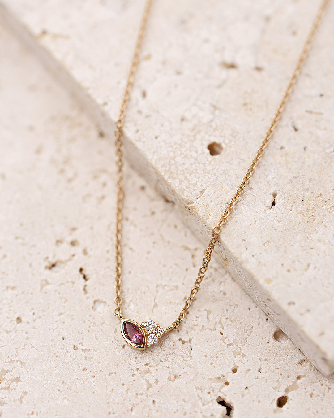Embrace Tourmaline and Diamond Necklace