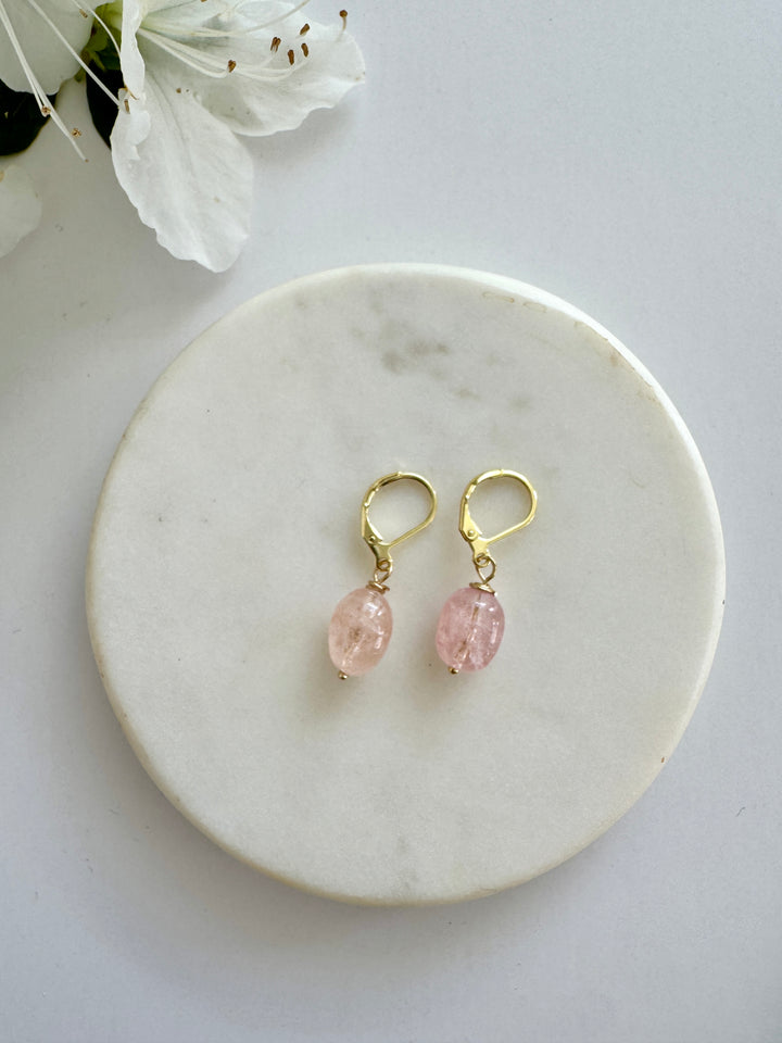 The Jan Morganite Earrings