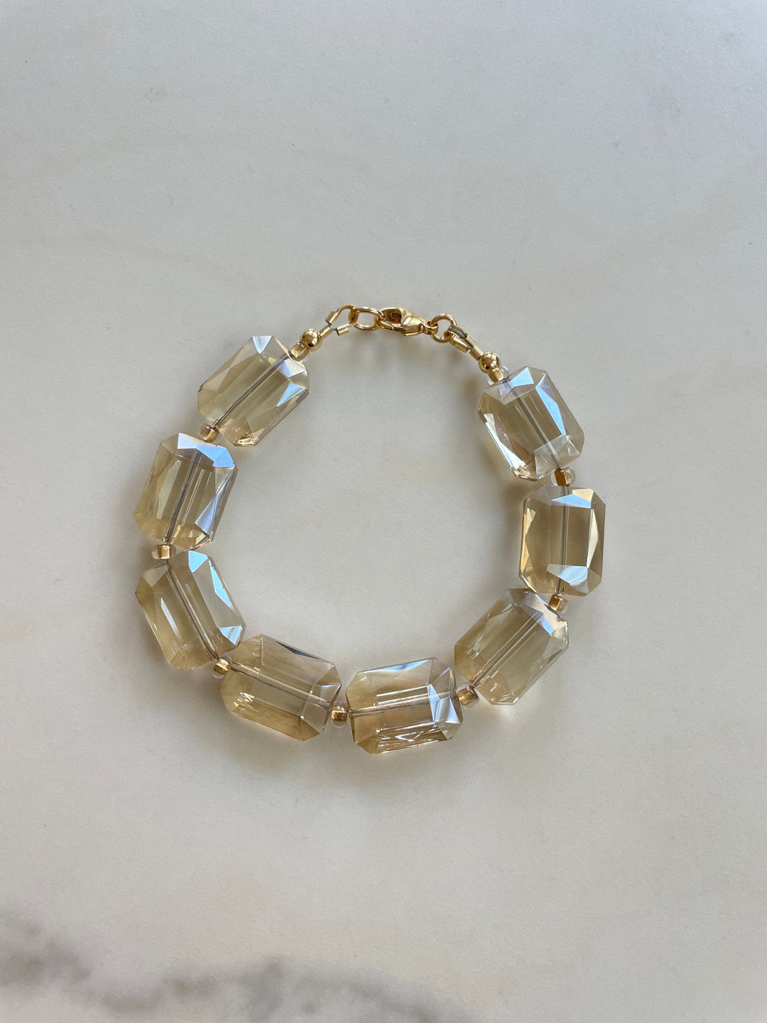 Champagne Wishes Crystal Bracelet