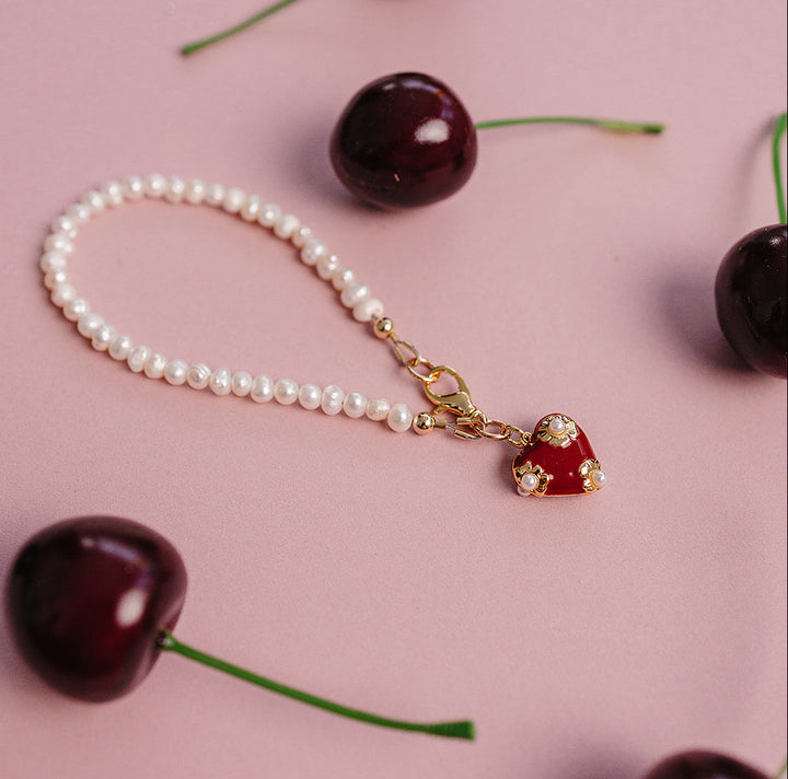 Valentine  Pearl Bracelet