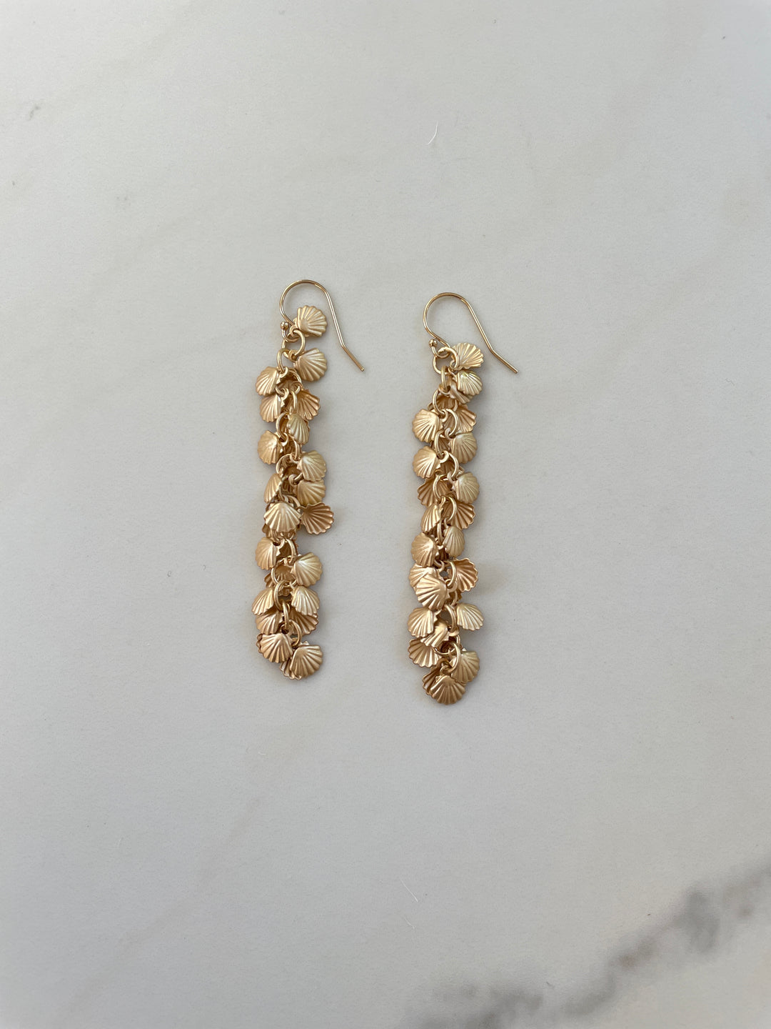 Seashell Earrings Dangle Marieckou Jewelry