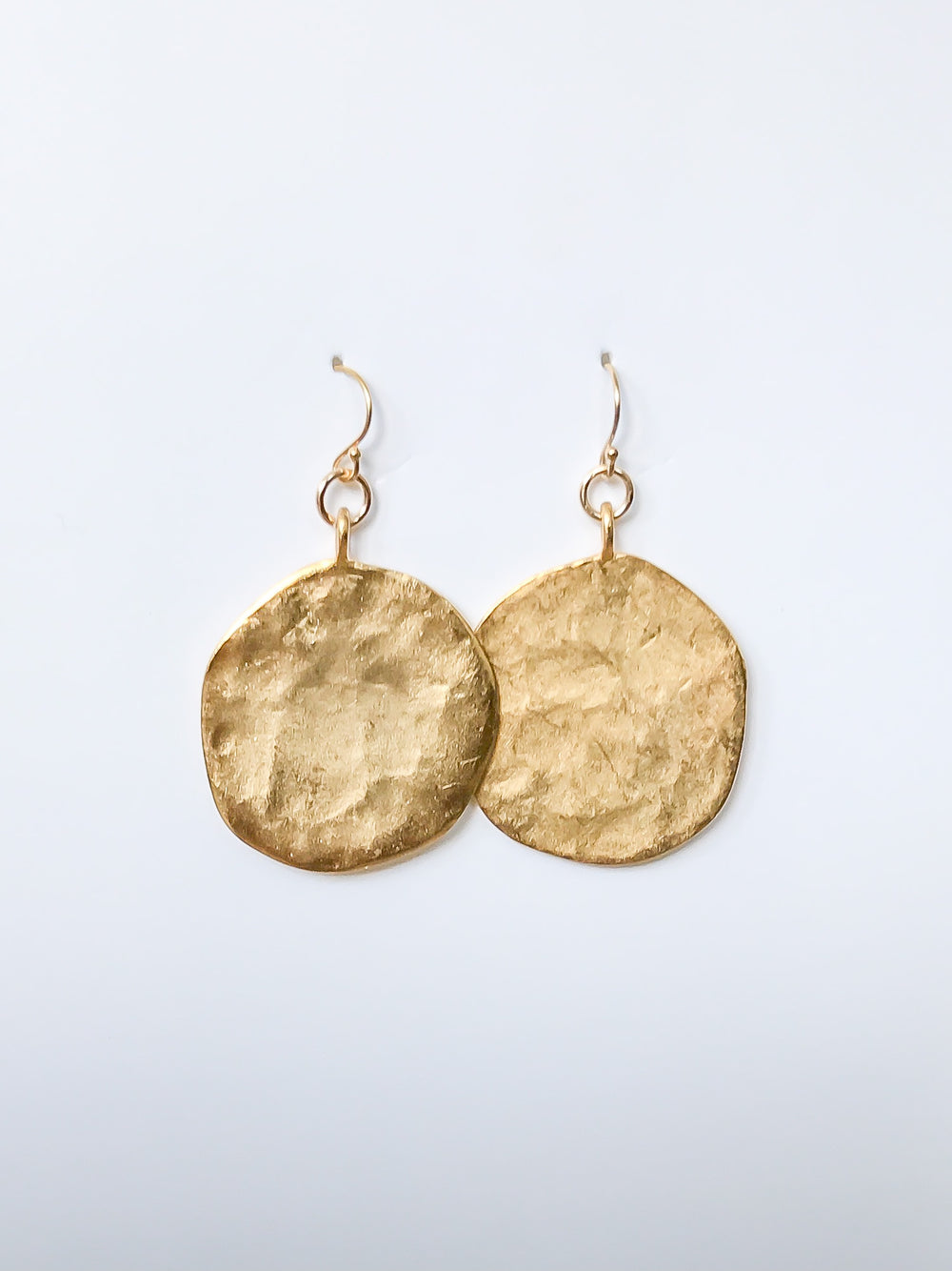 Going Around Disk Earrings