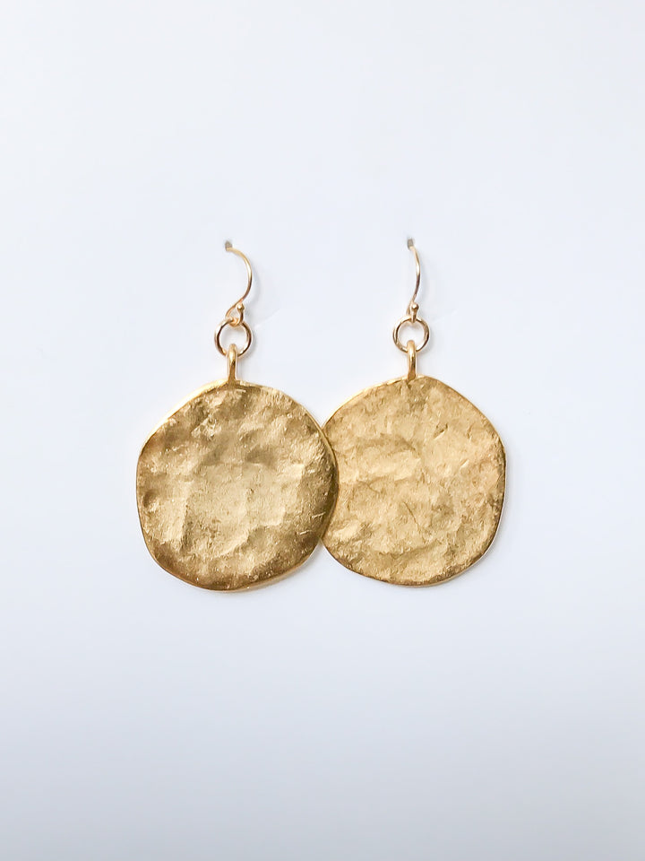 Going Around Disk Earrings