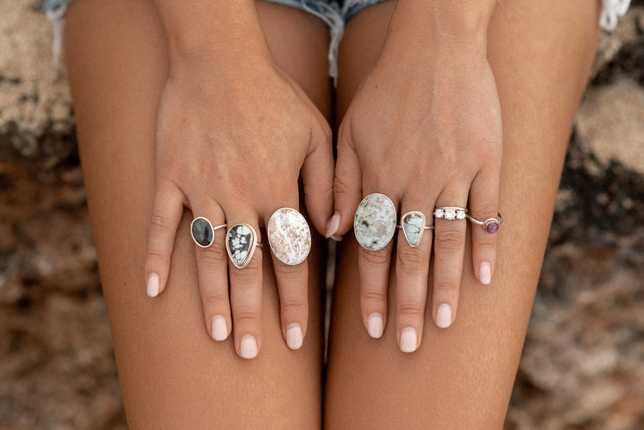 Pink Star Sapphire Ring