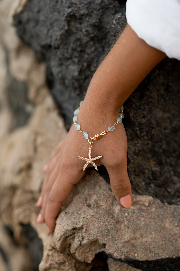 Aqua Sea Star Bracelet